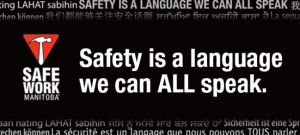 SAFE Work Manitoba - Safety is a language we can ALL speak - Image